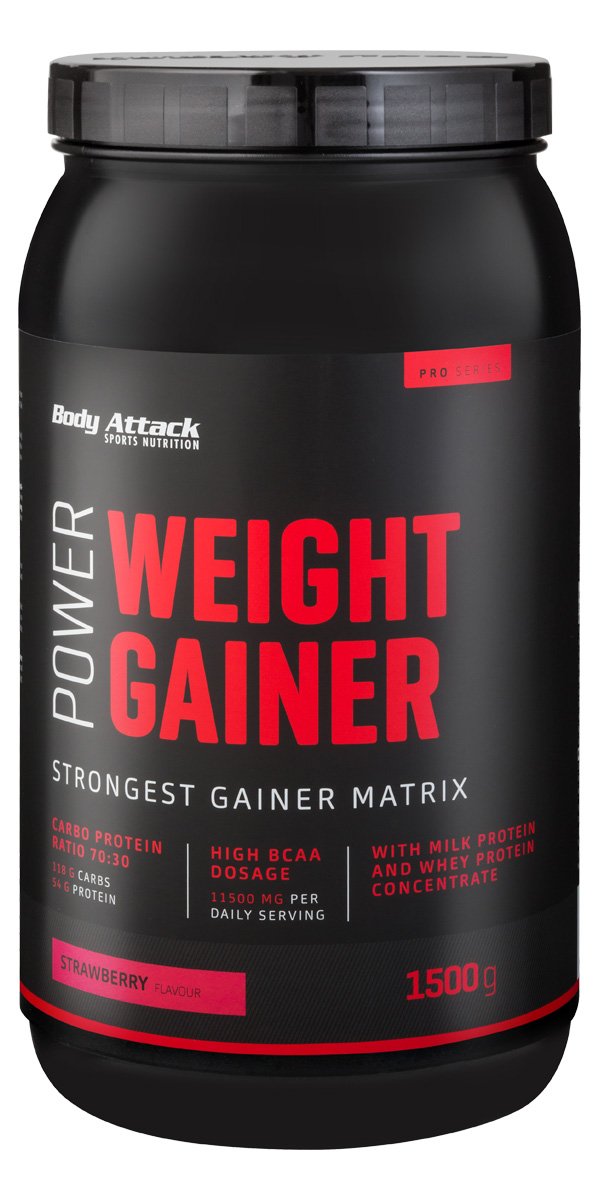 Body Attack Power Weight Gainer 1,5kg Vanille