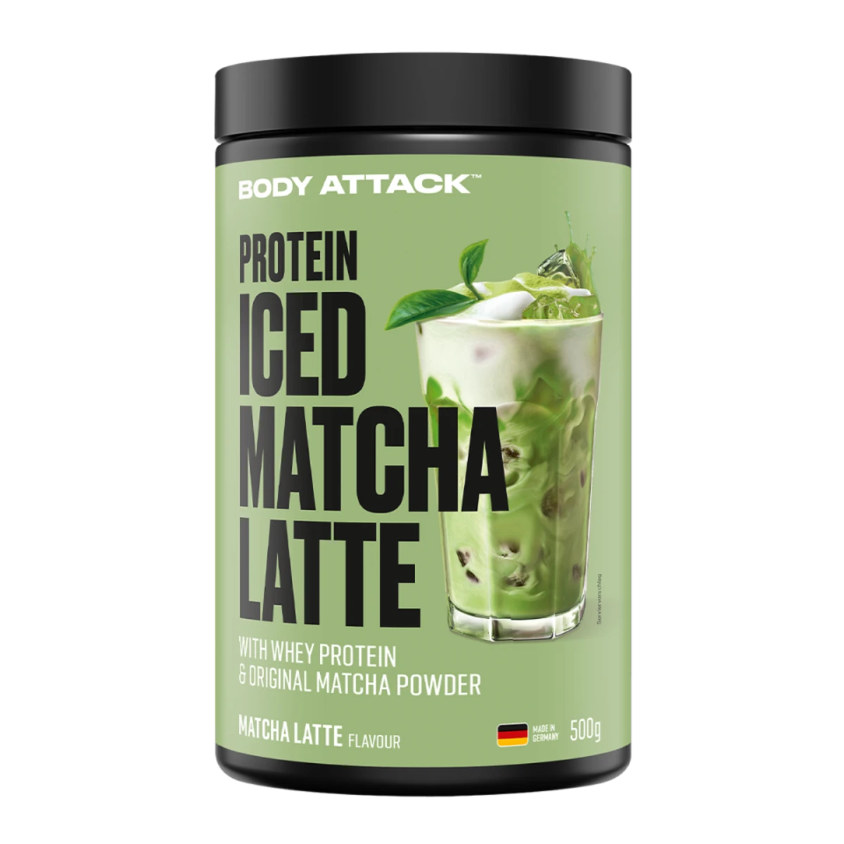 Body Attack Protein Iced Matcha Latte 500g Matcha Latte Flavour